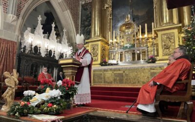 Kazanie ks. inf. Dariusza Rasia podczas pasowania braci