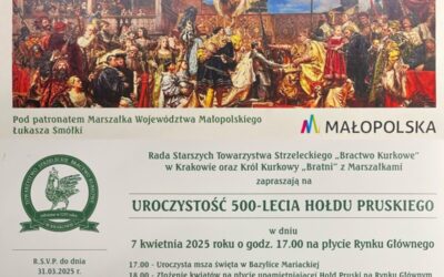Zaproszenie na 500-lecie Hołdu Pruskiego