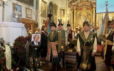 Pogrzeb śp. Jerzego Gajdosza, króla kurkowego tarnowskiego Bractwa Kurkowego z roku 2013
